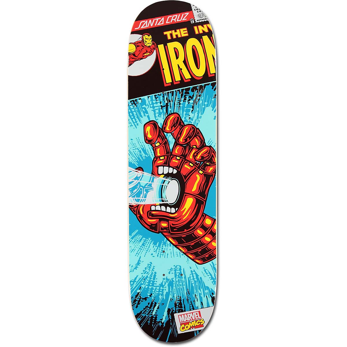 Minder langs Rijp Santa Cruz x Marvel Iron Man Hand 8.0 Skateboard Deck - Sk8 Collector