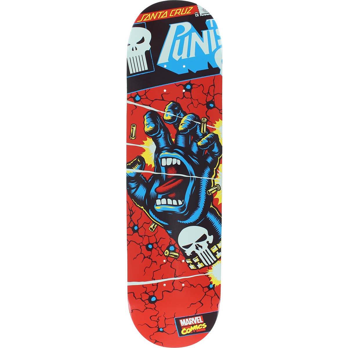 onbekend Uittrekken accumuleren Santa Cruz x Marvel The Punisher Hand 8.375 Skateboard Deck - Sk8 Collector