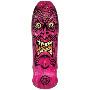 Santa Cruz Roskopp Face Reissue Skateboard Deck Matte Pink