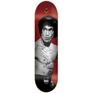 DGK x Bruce Lee Golden Dragon Lenticular 8.25" Skateboard Deck Bruce Lee View