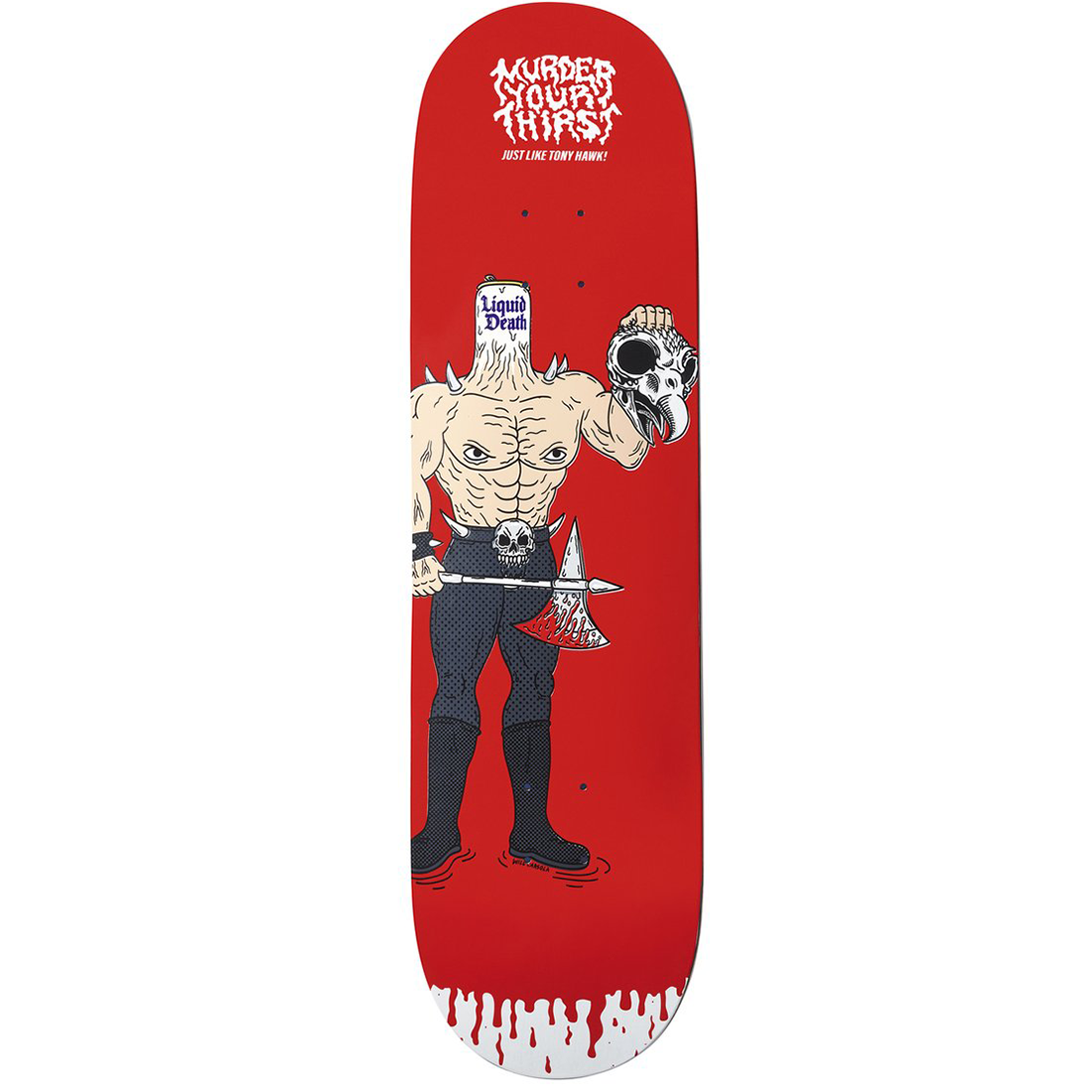 optellen Het formulier Tegenstander Liquid Death x Tony Hawk Blood Skateboard Deck - Sk8 Collector