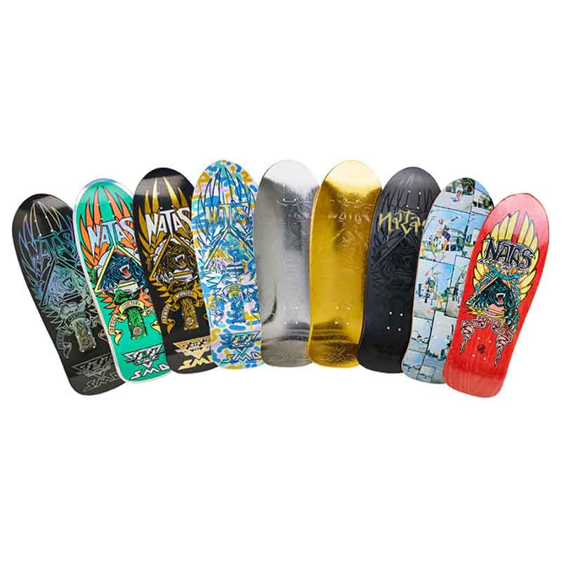 Santa Cruz SMA Natas Panther Reissue Skateboard Deck Blind Bag Silver Foil  - Sk8 Collector