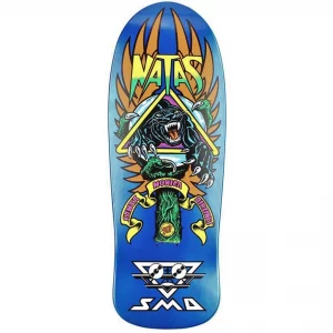 Santa Cruz SMA Natas Panther 3 Reissue Skateboard Deck Pearl Blue