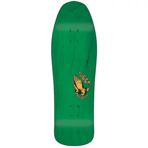 Santa Cruz Jessee Guadalupe Reissue Skateboard Deck Green Top