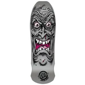 Santa Cruz Roskopp Face Reissue Skateboard Deck Silver