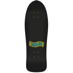 Santa Cruz Dressen Roses Reissue Skateboard Deck Matte Black Top