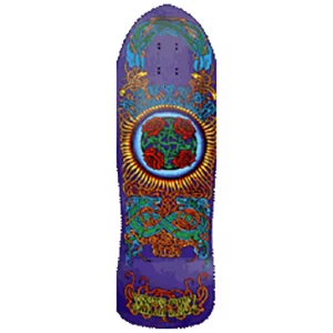 Santa Cruz Dressen Roses Skateboard Deck Purple