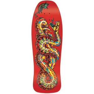 Santa Cruz Kendall Snake Reissue Skateboard Deck Red