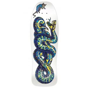 Santa Cruz Kendall Snake Reissue Skateboard Deck White