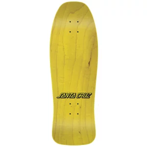 Santa Cruz Kendall Snake Reissue Skateboard Deck Yellow Top