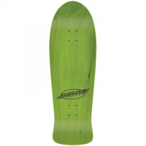 Santa Cruz Meek Slasher Reissue Skateboard Deck Green Top