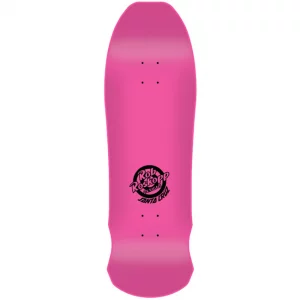 Santa Cruz Roskopp Face Reissue Skateboard Deck Pink (2012) Top