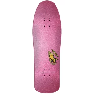 Top of Santa Cruz Jessee Guadalupe Reissue Deck Pink Metallic