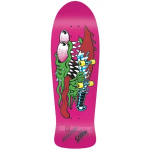 Santa Cruz Meek Slasher Reissue Skateboard Deck Hot Pink