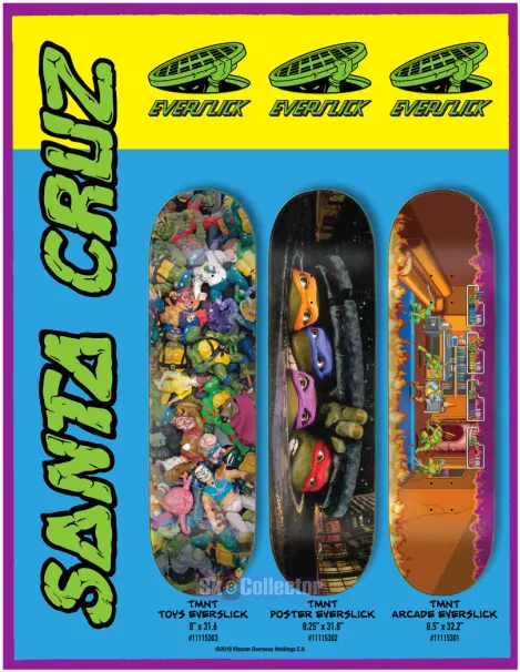 Santa Cruz x TMNT Everslick Deck Series