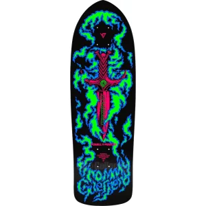 Bones Brigade Series 14 Guerrero Flaming Dagger Reissue Deck Blacklight