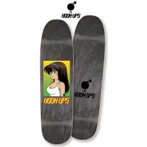 Hook-Ups x The Hundreds LA Dream Girl Limited Deck Top and Bottom Black