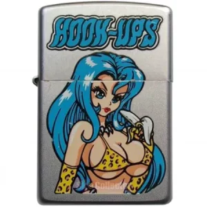 Hook Ups Jungle Girl Zippo