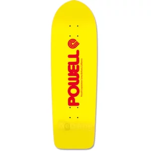 Powell Original Logo Reissue Deck Yellow