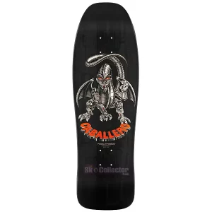 Powell Peralta Caballero Mechanical Dragon Reissue Deck Black Silver