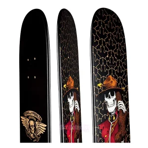 Painted Rails on Powell Peralta Harris Mountie Reissue Deck Black
