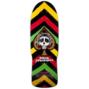 Powell Peralta Steadham Skull & Spade Reissue Deck Rasta