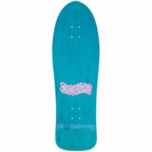 Top of Santa Cruz Dressen Roses Reissue Deck Pink