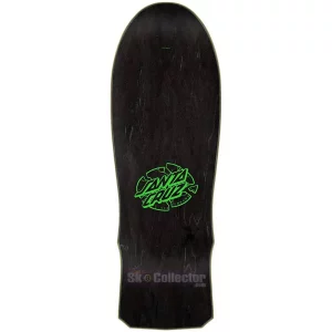 Top of Santa Cruz Grabke Exploding Clock Reissue Deck Black