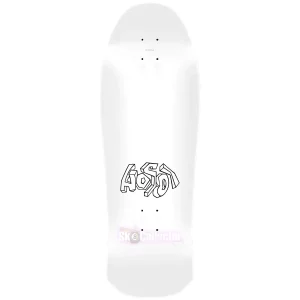 Top of Santa Cruz Hosoi Picasso Reissue Deck White