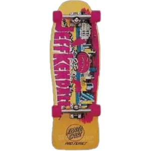 Santa Cruz Kendall Pumpkin Skateboard 1987
