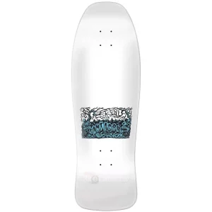 Top of Santa Cruz Kendall Snake Reissue Deck White