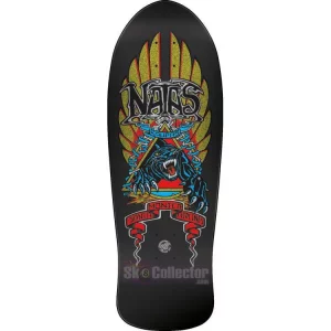 Santa Cruz Natas Panther Reissue Deck Candy Metallic Black