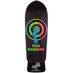 Santa Cruz Roskopp Target 1 Reissue Deck Matte Black