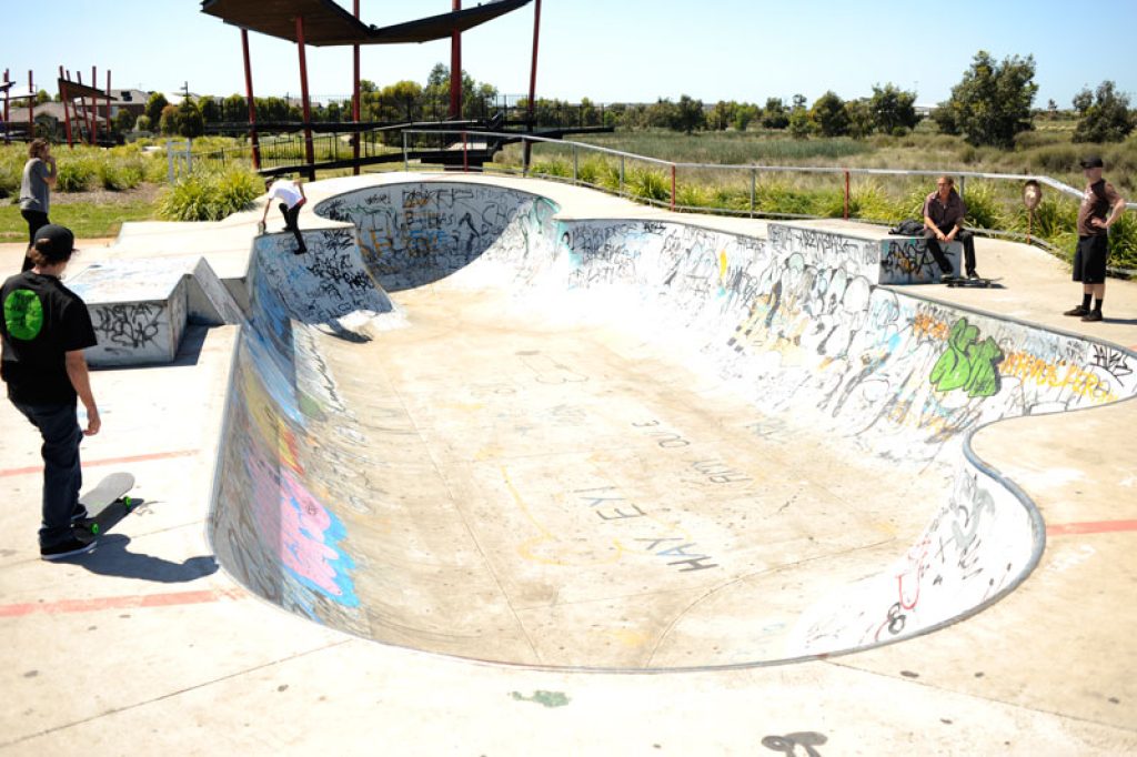 There are endless skateparks in Australia