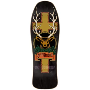 Santa Cruz Kendall Jägermeister Deer Reissue Deck Black Stain